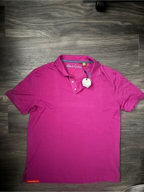 Robert Graham Men’s Magenta Polo Shirt
